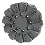 TURRET TOOL DISC SLOTTED 12 TOOLS H=20 mm PCD=286 mm FOR PRAGATI BTP80 TURRET